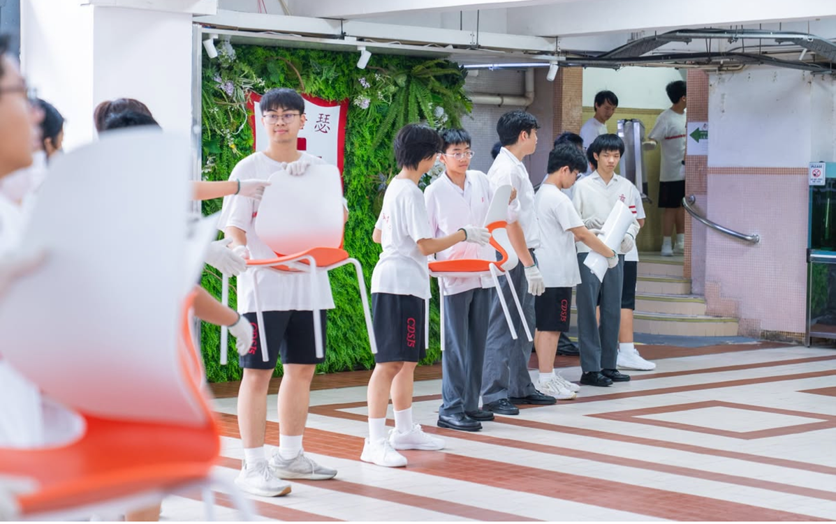 颱風過後學生組織合力回復校園環境