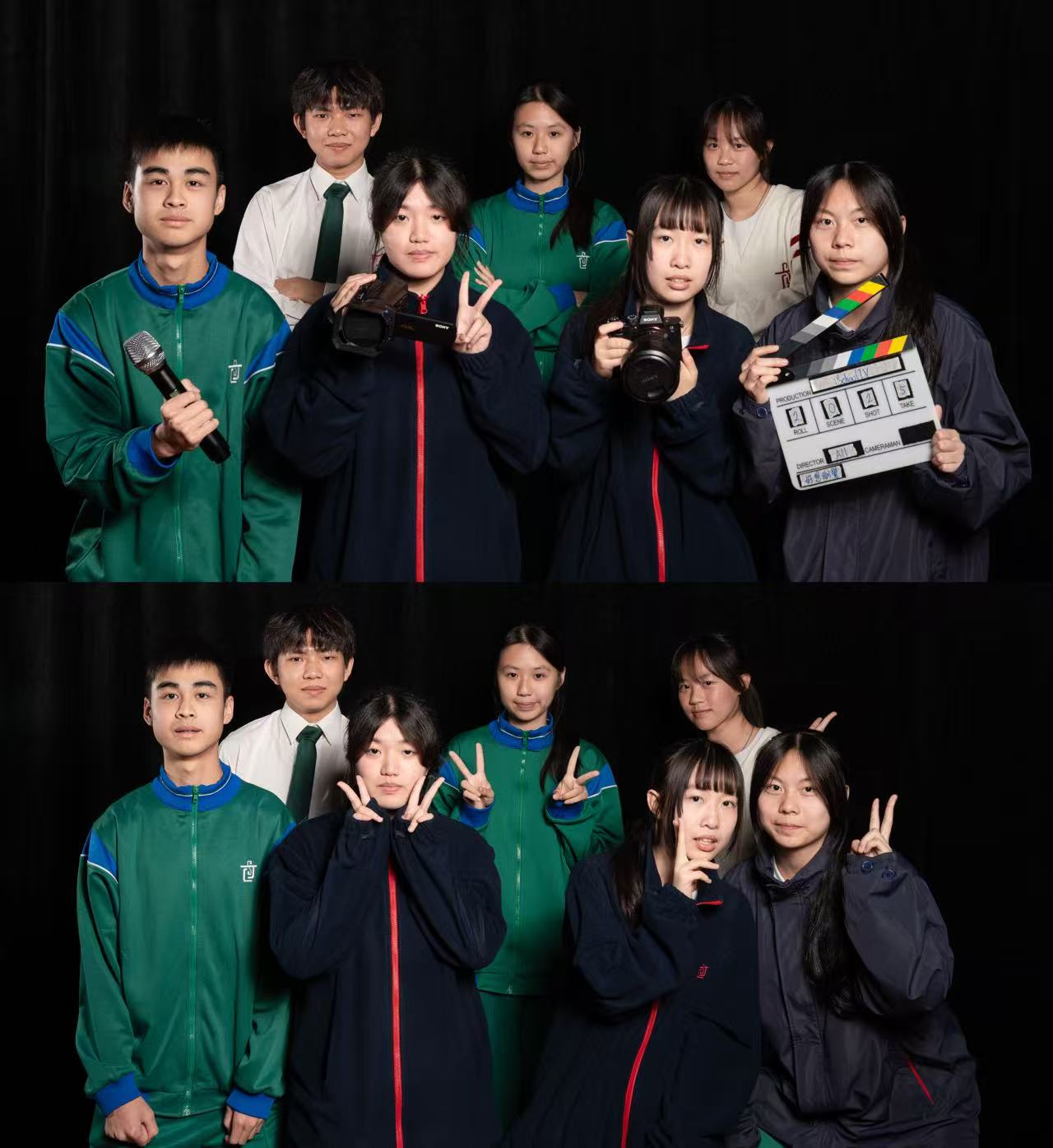 台長、副台長及組長們合照